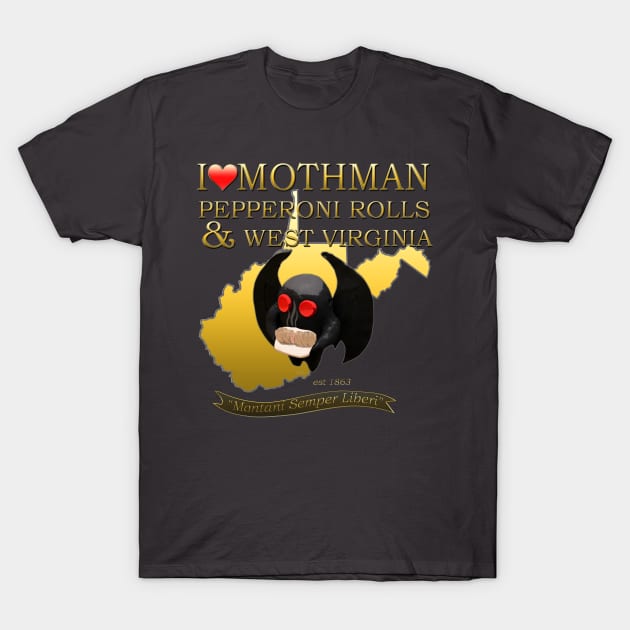 Mothman WVDAY Special T-Shirt by theartofron